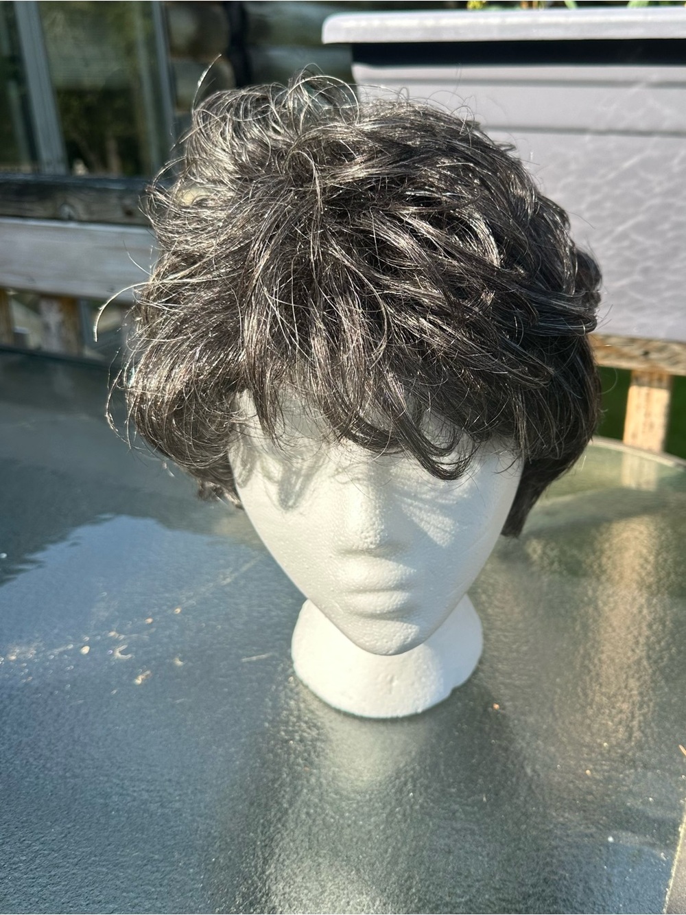 Short Layered Black Women's Synthetic Wig - Classic Pixie Style